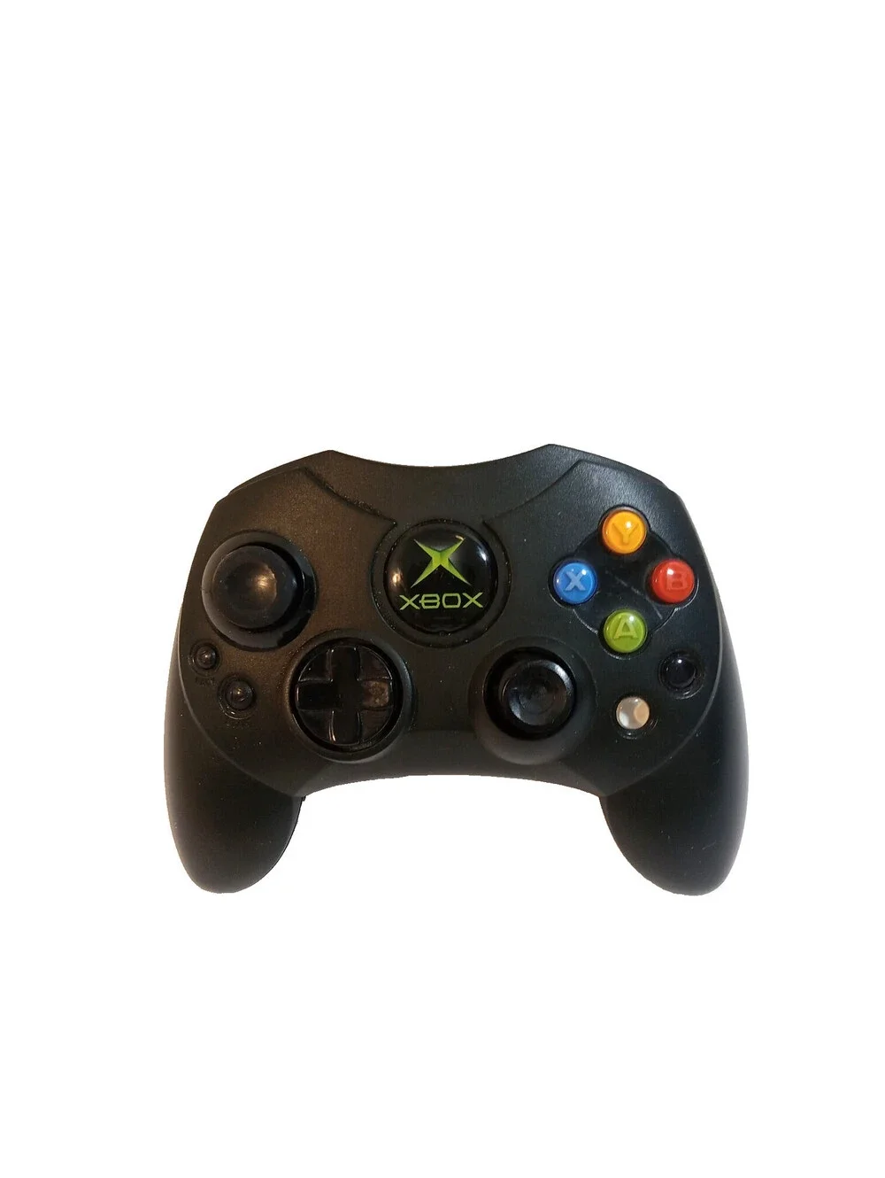 Microsoft Xbox Controller S Y2K Kidcore Retro Black X0869873 OEM Original